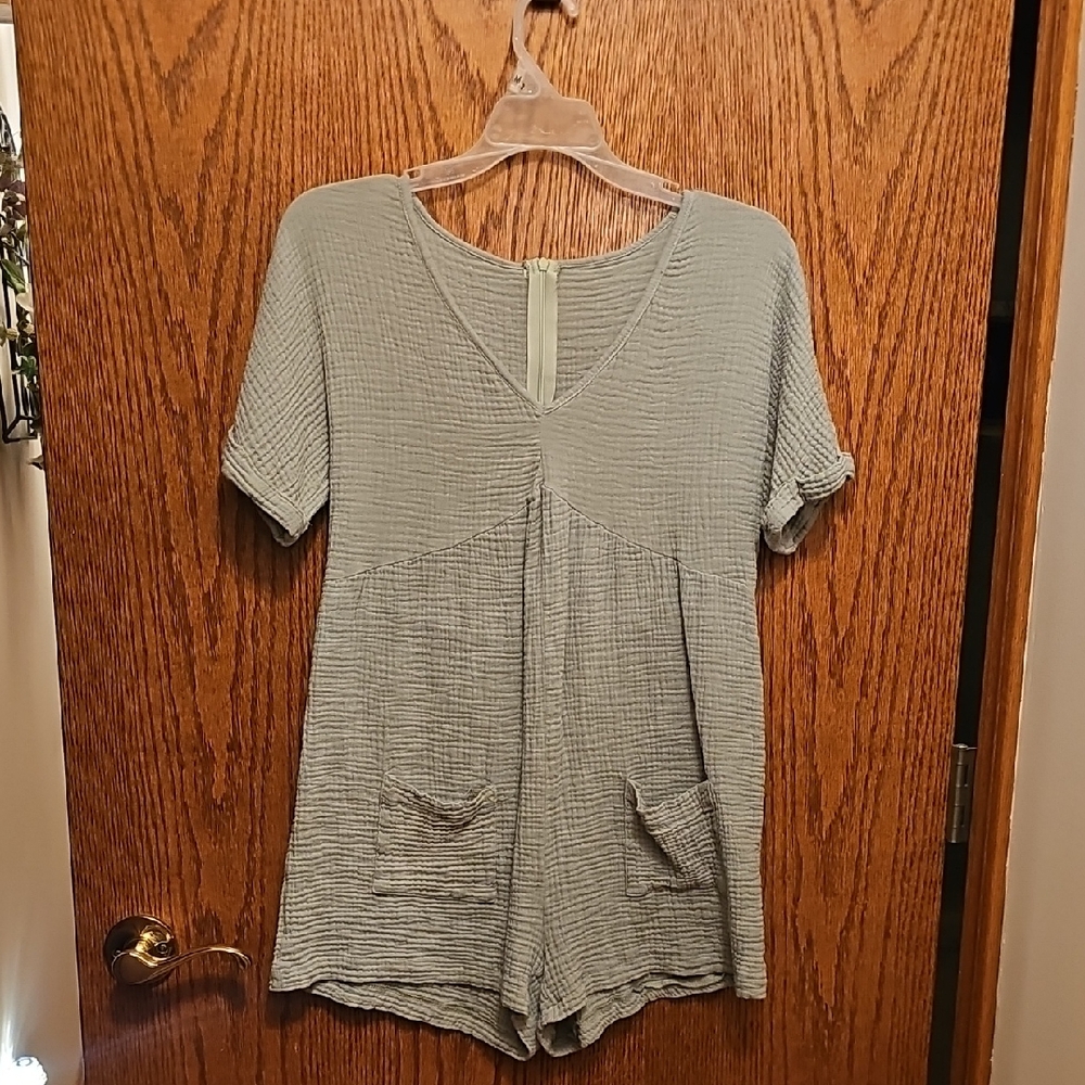 Women's Green Romper